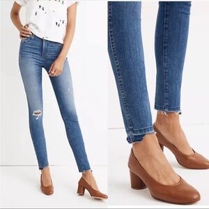 Madewell 10 inch High Rise Skinny Jeans